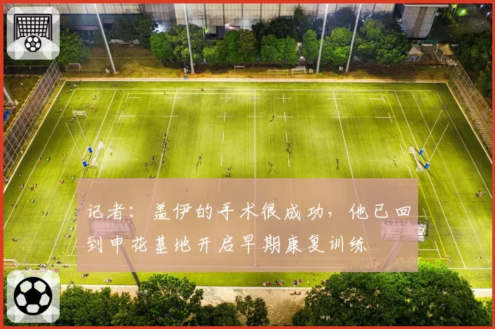 记者:盖伊的手术很成功,他已回到申花基地开启早期康复训练